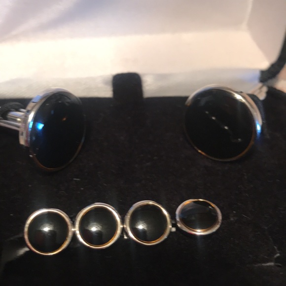Pronto uomo cuff links and studs - Picture 2 of 7